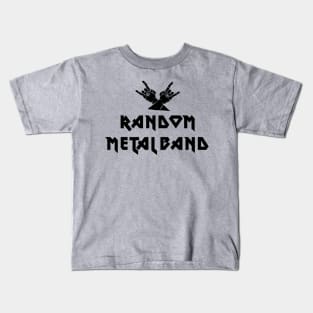 Random Metal Band Kids T-Shirt